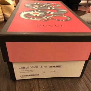 Preowned Gucci Ghost Princetown Size 37